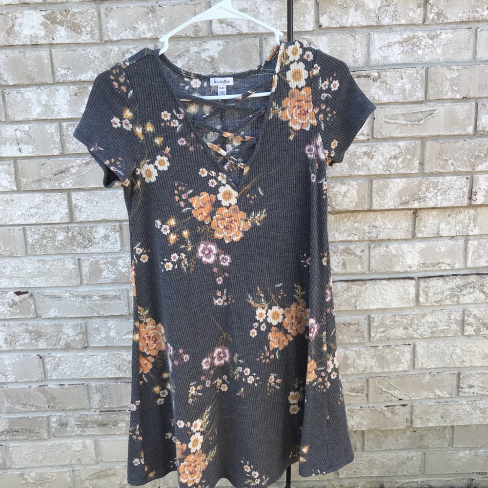 Flower print dress